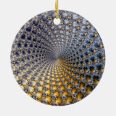 Ornement En Céramique Centrifractalité - Art Fractal (Dos)