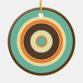 Ornement En Céramique Cercles colorés 02 (Dos)