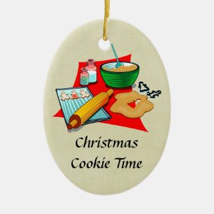 Ornement En Céramique Cérémonie de Noël Cookies Ingrédients Baker