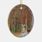 Ornement En Céramique Cerf de Noël (Droite)