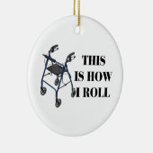 Ornement En Céramique C'est comment je roule le marcheur (Droite)