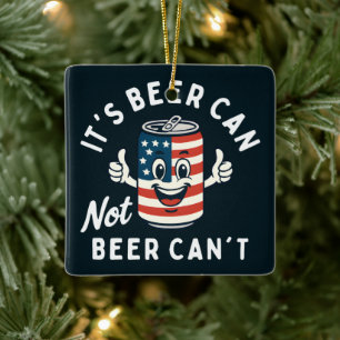 Ornement En Céramique C'est la bière ne peut pas la bière ne peut pas dr