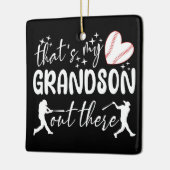 Ornement En Céramique C'est mon petit-fils là-bas, grand-mère drôle (Gauche)