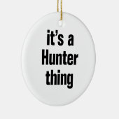 Ornement En Céramique c'est un chasseur (Droite)