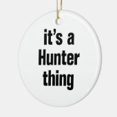 Ornement En Céramique c'est un chasseur (Gauche)