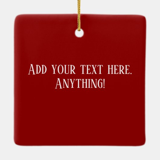 Ornement En Céramique C'est un écureuil, mon Seigneur (Dos)