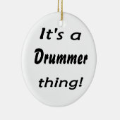Ornement En Céramique C'est une chose de batteur ! (Droite)