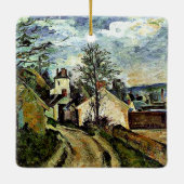 Ornement En Céramique Cezanne - Maison du Dr Gachet à Auvers, (Dos)