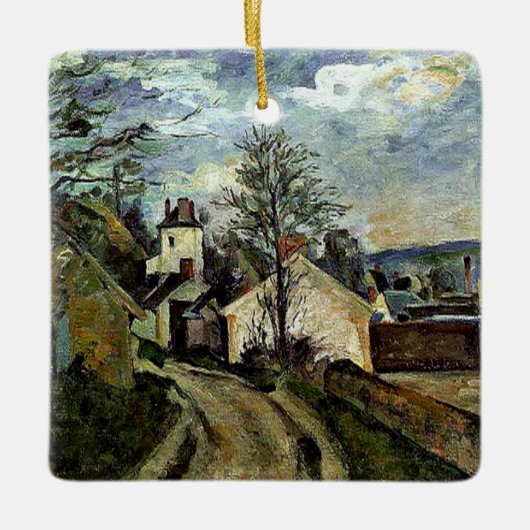 Ornement En Céramique Cezanne - Maison du Dr Gachet à Auvers, (Devant)