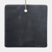 Ornement En Céramique Chalkboard String Lights 8 Fête de la photo (Dos)