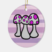 Ornement En Céramique Champignons tachetés (Gauche)