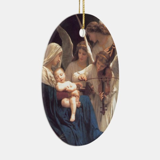 Ornement En Céramique Chanson des anges - William-Adolphe Bouguereau (Droite)