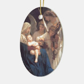 Ornement En Céramique Chanson des anges - William-Adolphe Bouguereau (Gauche)