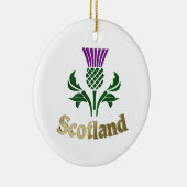 Ornement En Céramique Chardon d'emblème écossais (Droite)
