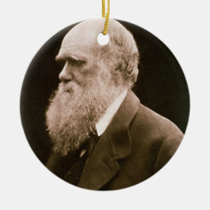 Ornement En Céramique Charles Darwin (1809-82) (photo)
