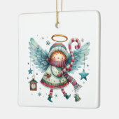 Ornement En Céramique Charme Noël Angel Moderne Art populaire Style (Gauche)
