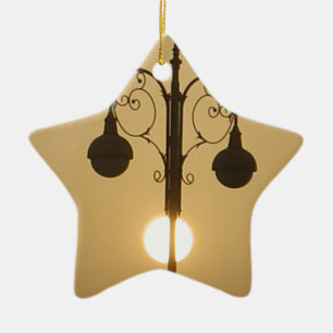 Ornement En Céramique Charme victorien : Posts Vintage Streetlight