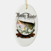 Ornement En Céramique Chasseur musqué 1 (Droite)