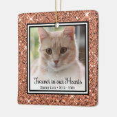 Ornement En Céramique Chat à jamais dans nos cœurs (Gauche)