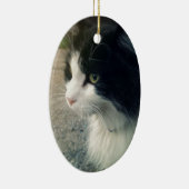 Ornement En Céramique Chat de smoking (Droite)