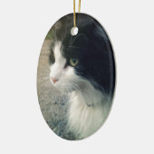 Ornement En Céramique Chat de smoking (Gauche)