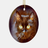 Ornement En Céramique chat noir (Droite)