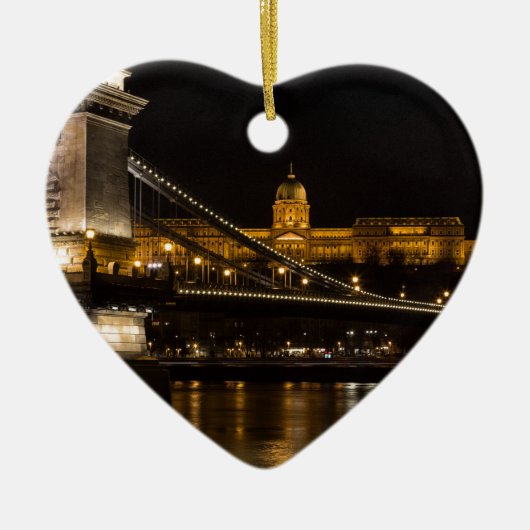 Ornement En Céramique Château de Hungary Budapest (Devant)