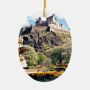 Ornement En Céramique Château d'Edimbourg