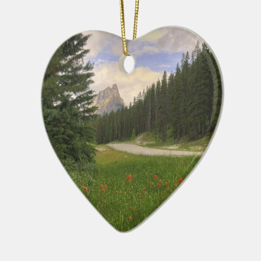 Ornement En Céramique Château Mountain Banff (Gauche)