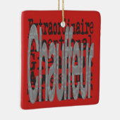 Ornement En Céramique Chauffeur (Droite)