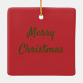 ORNEMENT EN CÉRAMIQUE CHAUSSURES FUNNY N'FITZ, CARDINATEUR GÉANT DE NOËL (Dos)