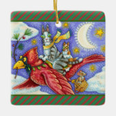 ORNEMENT EN CÉRAMIQUE CHAUSSURES FUNNY N'FITZ, CARDINATEUR GÉANT DE NOËL (Devant)