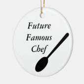 Ornement En Céramique Chef célèbre d'avenir (Gauche)