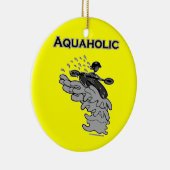 Ornement En Céramique Chemises et objets en silhouette aquacole (Droite)