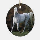 Ornement En Céramique Cheval arabe courant 1 (Gauche)