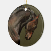 Ornement En Céramique Cheval classique de Morgan (Gauche)