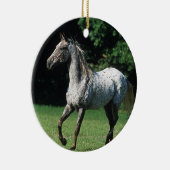 Ornement En Céramique Cheval d'Appaloosa courant 2 (Droite)