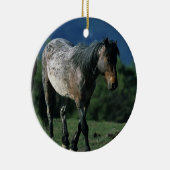 Ornement En Céramique Chevaux sauvages de mustang (Droite)