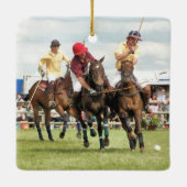 ORNEMENT EN CÉRAMIQUE CHEVAUX SPORTIFS (Dos)