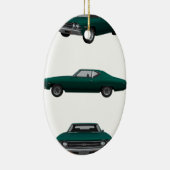 Ornement En Céramique Chevelle 1969 solides solubles : (Droite)