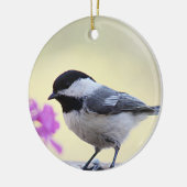 Ornement En Céramique Chickadee (Gauche)