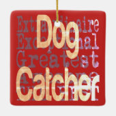 Ornement En Céramique Chien Catch Extraordinaire (Dos)