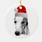Ornement En Céramique Chien de whippet (Dos)