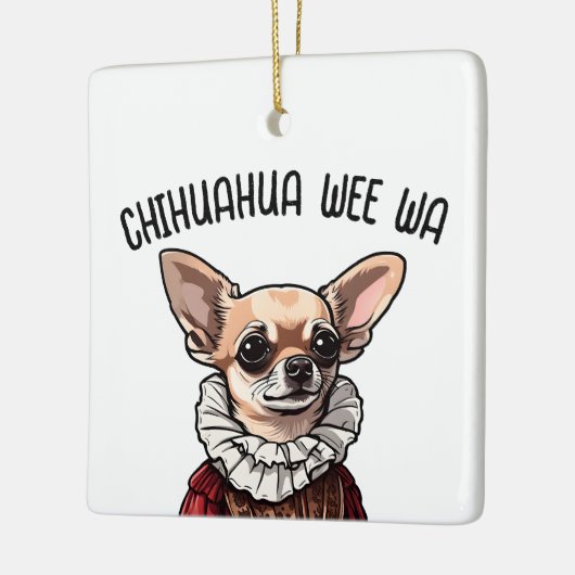 Ornement En Céramique Chihuahua wee wa (Gauche)