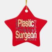 Ornement En Céramique Chirurgien plastique Extraordinaire (Dos)
