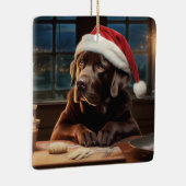 Ornement En Céramique Chocolat Lab Noël Cookies Festive Fêtes (Droite)