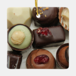 Ornement En Céramique chocolats belges