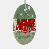 Ornement En Céramique CHRISTMAS AEMT technologie Médicale d'urgence avan (Droite)