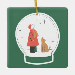 Ornement En Céramique Christmas Cute