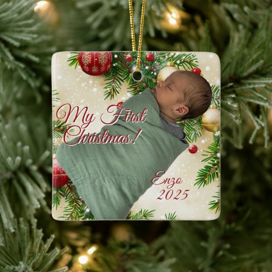 Ornement En Céramique Christmas Design (Arbre)